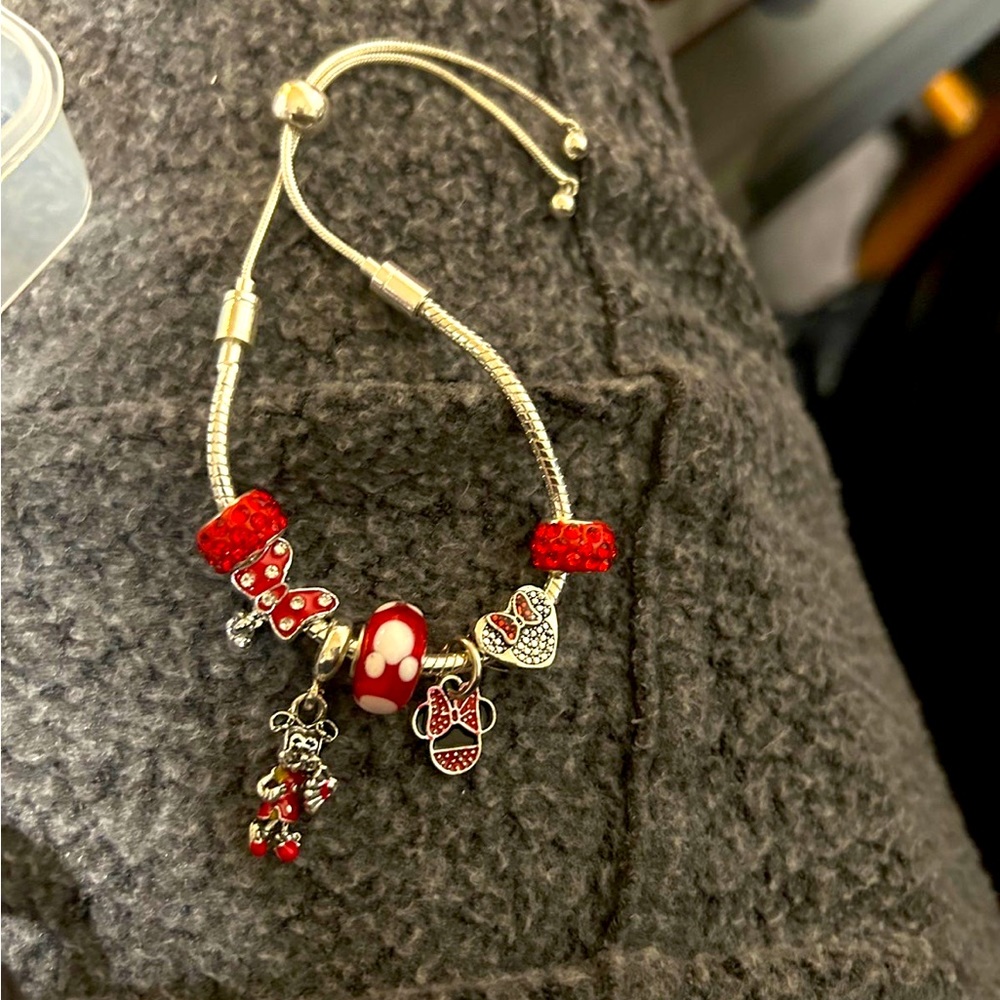 Homemade MiniMouse Bracelet